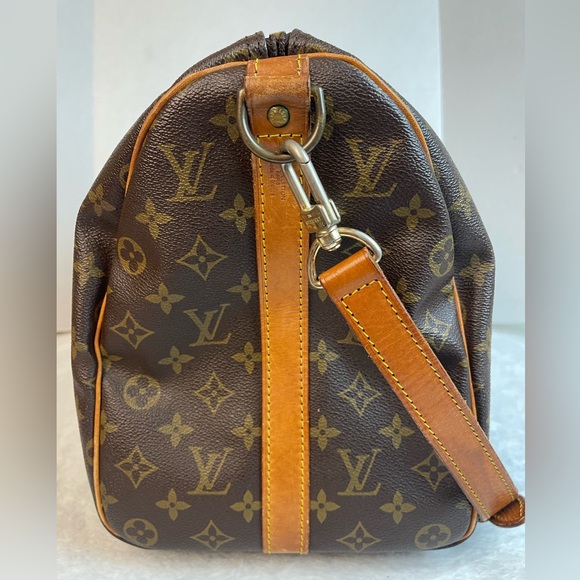 AUTHENTIC LOUIS VUITTON MONOGRAM KEEPALL 45 BANDOULIERE DUFFLE BAG - Picture 5 of 16